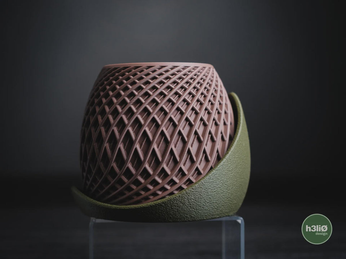 Stryde Geometric Planter, 3D printed in PLA, view 13 of 15