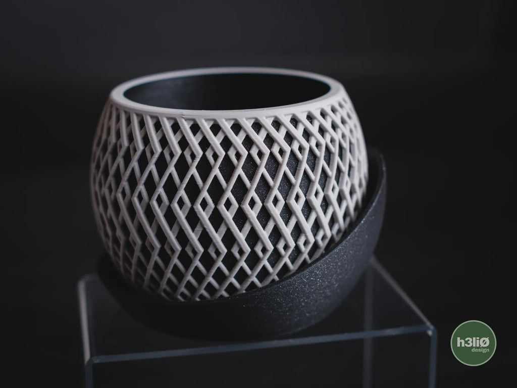 Arcane Geometric Planter, 3D printed in PLA, view 12 of 14