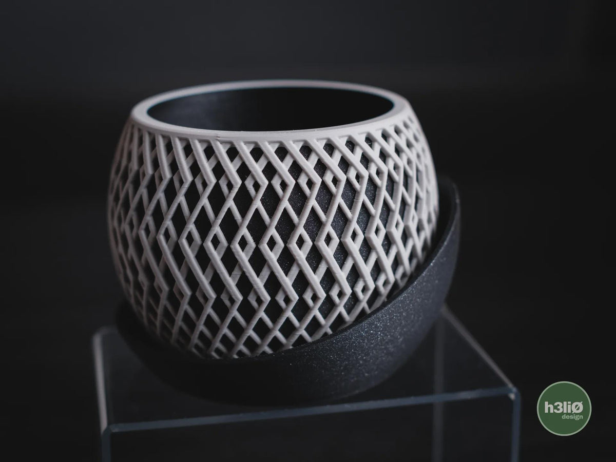 Arcane Geometric Planter, 3D printed in PLA, view 12 of 14