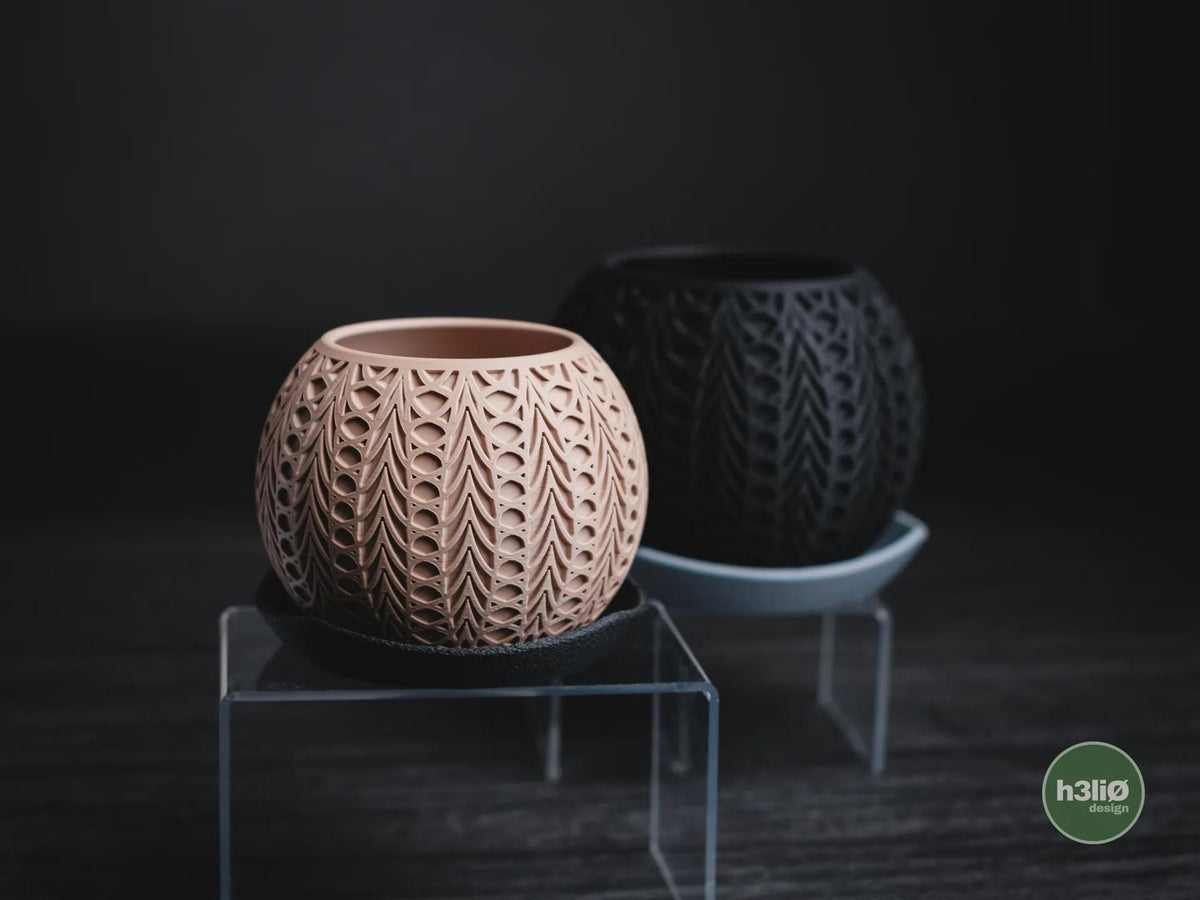 Fusion Geometric Planter, 3D printed in PLA, view 10 of 13
