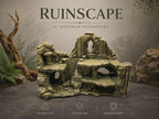 Ruinscape 3D Background, 3D printed in PETG, for terrariums, vivariums and aquariums