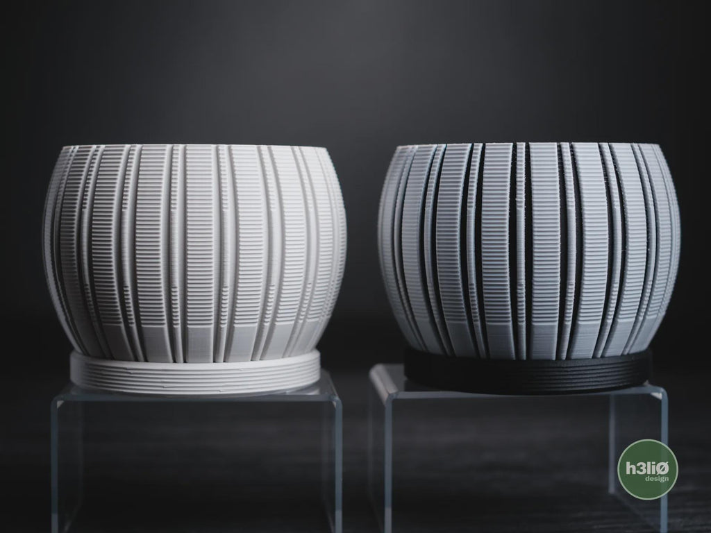 Stratum Geometric Planter, 3D printed in PLA, view 7 of 11
