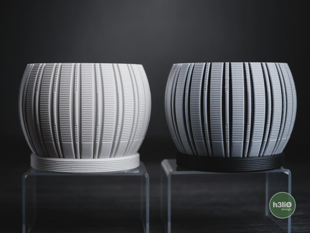 Stratum Geometric Planter, 3D printed in PLA, view 7 of 11
