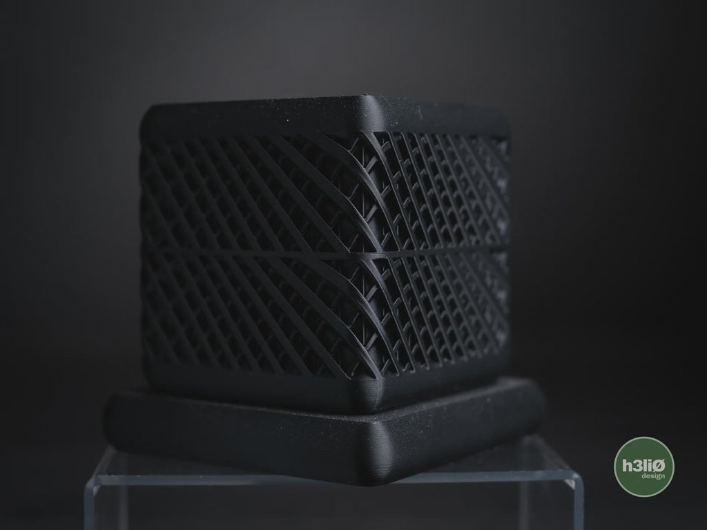 Qube Geometric Planter, 3D printed in PLA, view 4 of 13