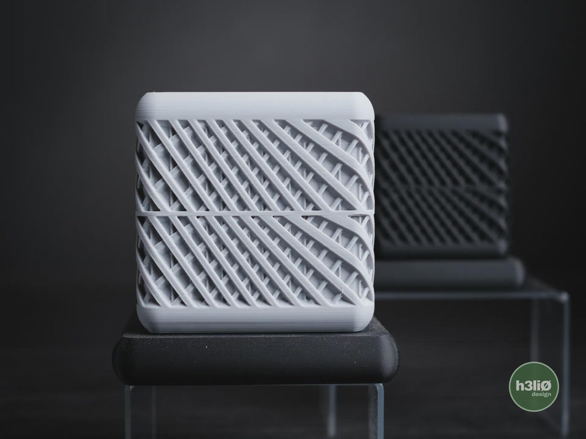 Qube Geometric Planter, 3D printed in PLA, view 10 of 13