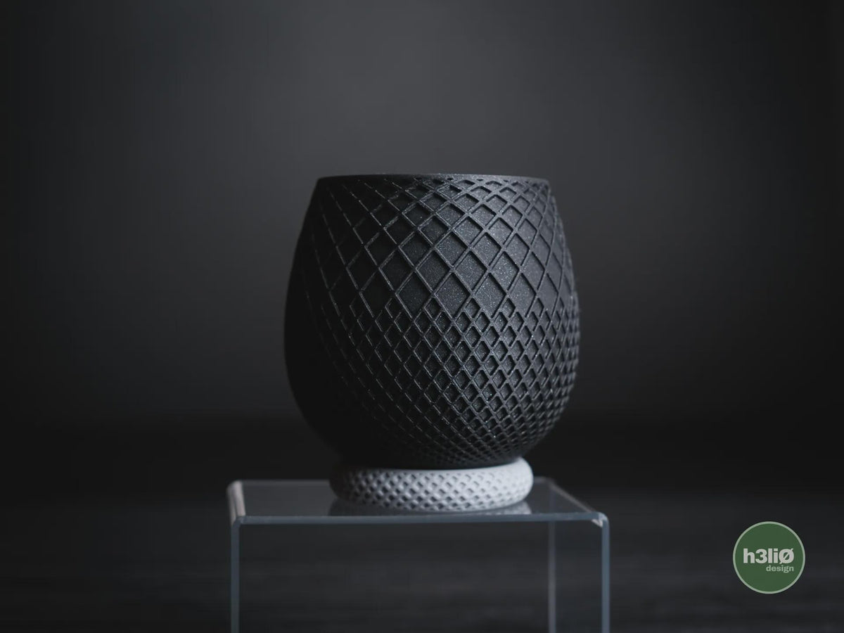 Miro Geometric Planter, 3D printed in PLA, view 3 of 14
