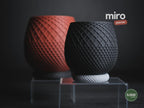 Miro Geometric Planter, 3D printed in PLA