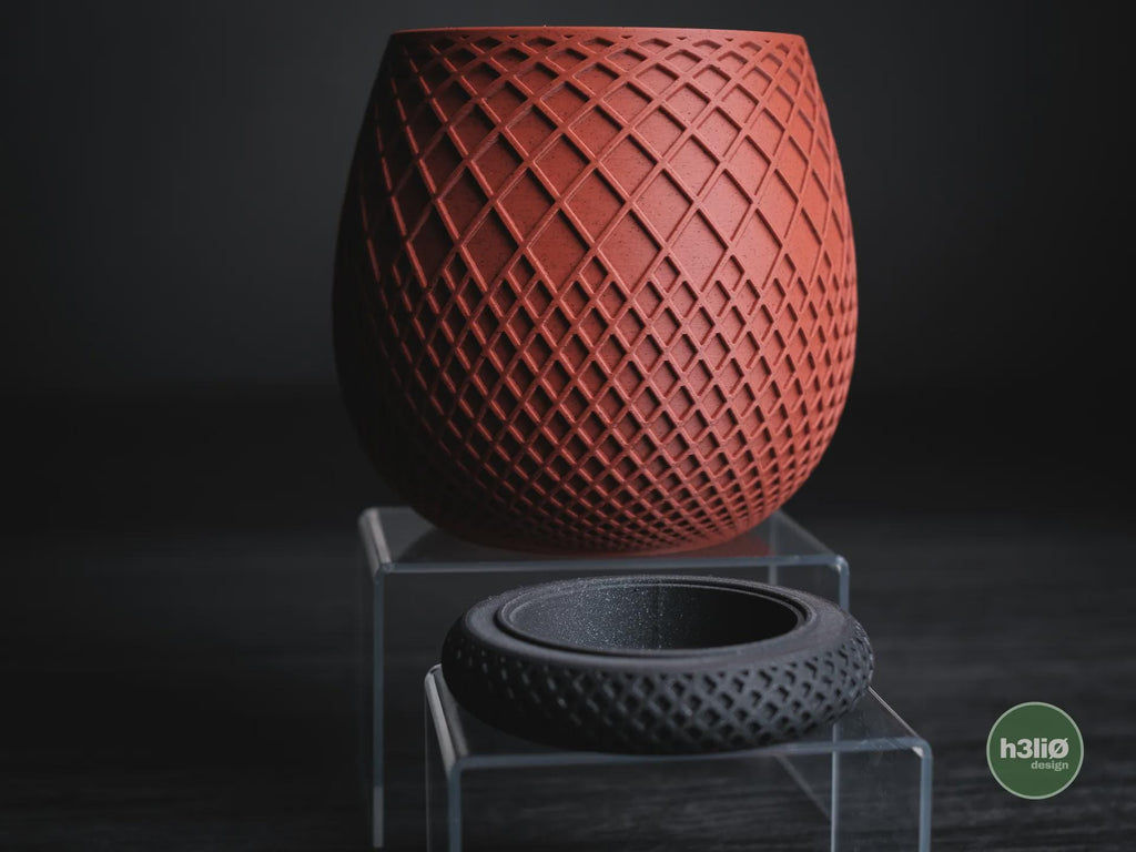 Miro Geometric Planter, 3D printed in PLA, view 10 of 14