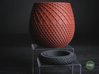 Miro Geometric Planter, 3D printed in PLA, view 10 of 14