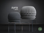 Zyra Geometric Planter, 3D printed in PLA