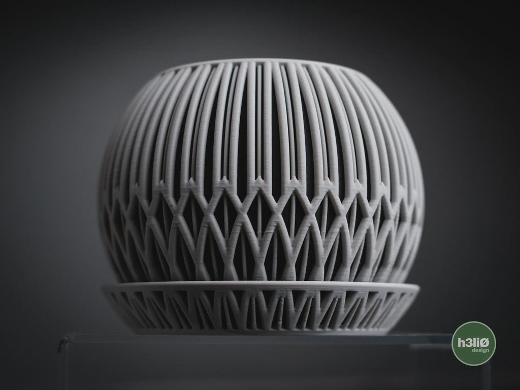 Zyra Geometric Planter, 3D printed in PLA, view 11 of 13