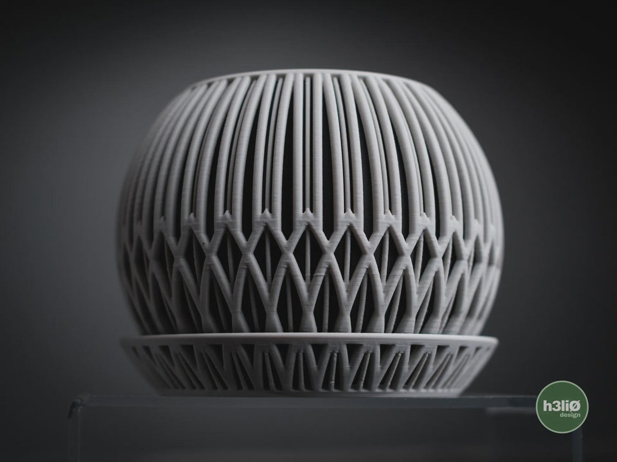 Zyra Geometric Planter, 3D printed in PLA, view 11 of 13