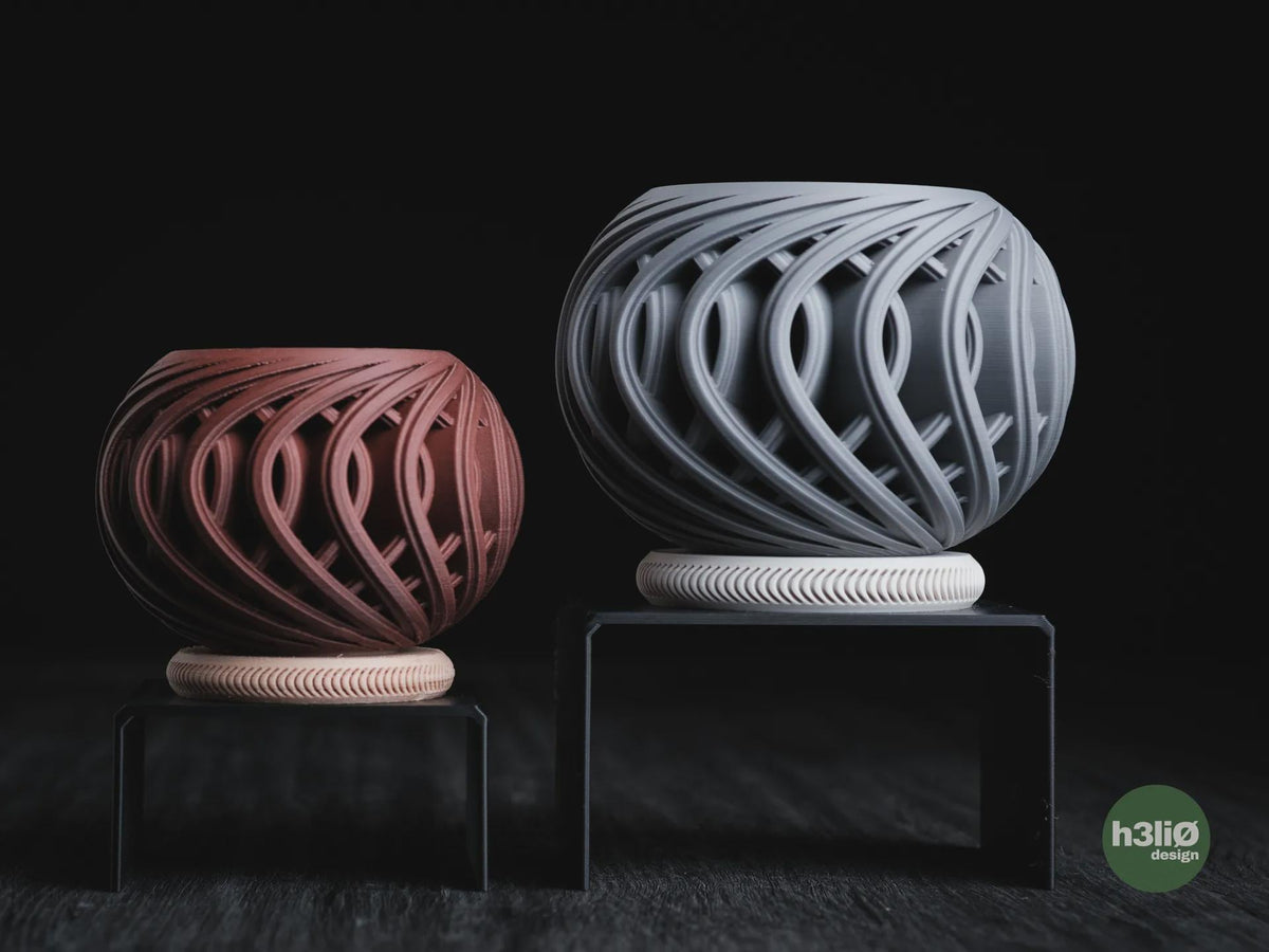 Morph Geometric Planter, 3D printed in PLA, view 2 of 12