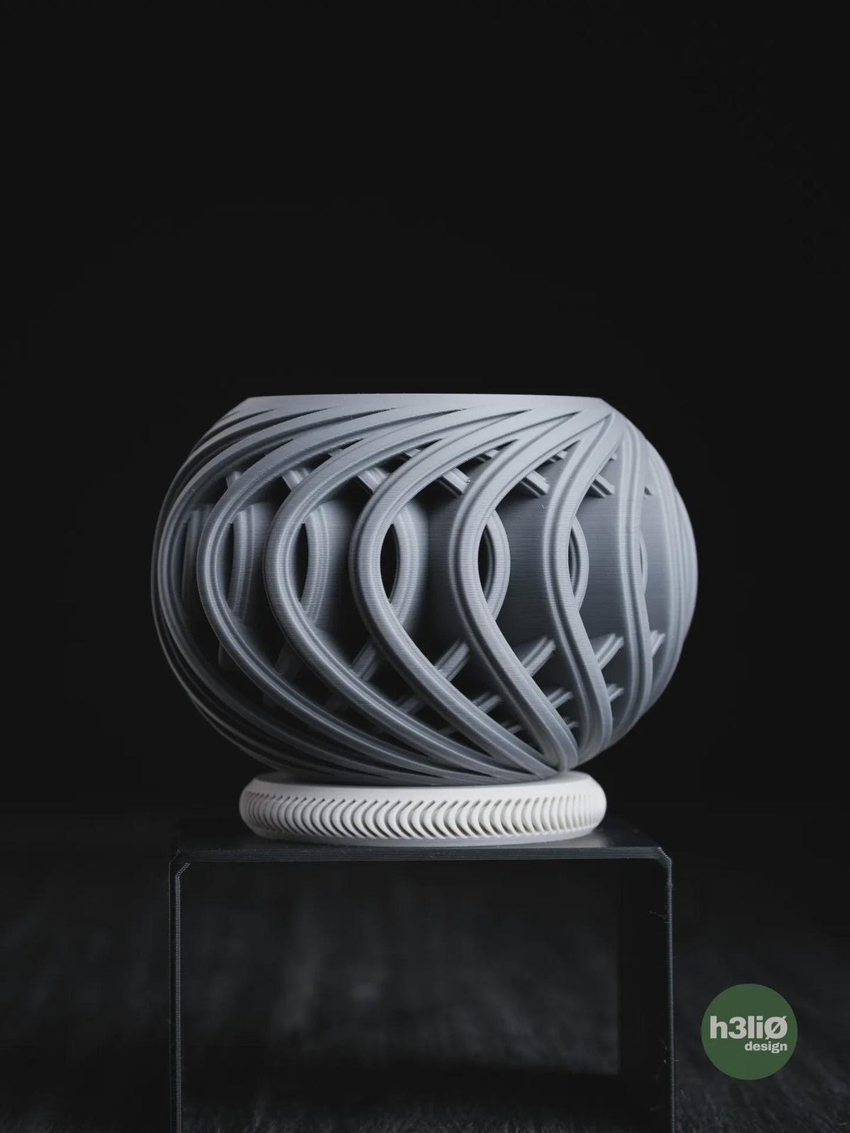 Morph Geometric Planter, 3D printed in PLA, view 7 of 12
