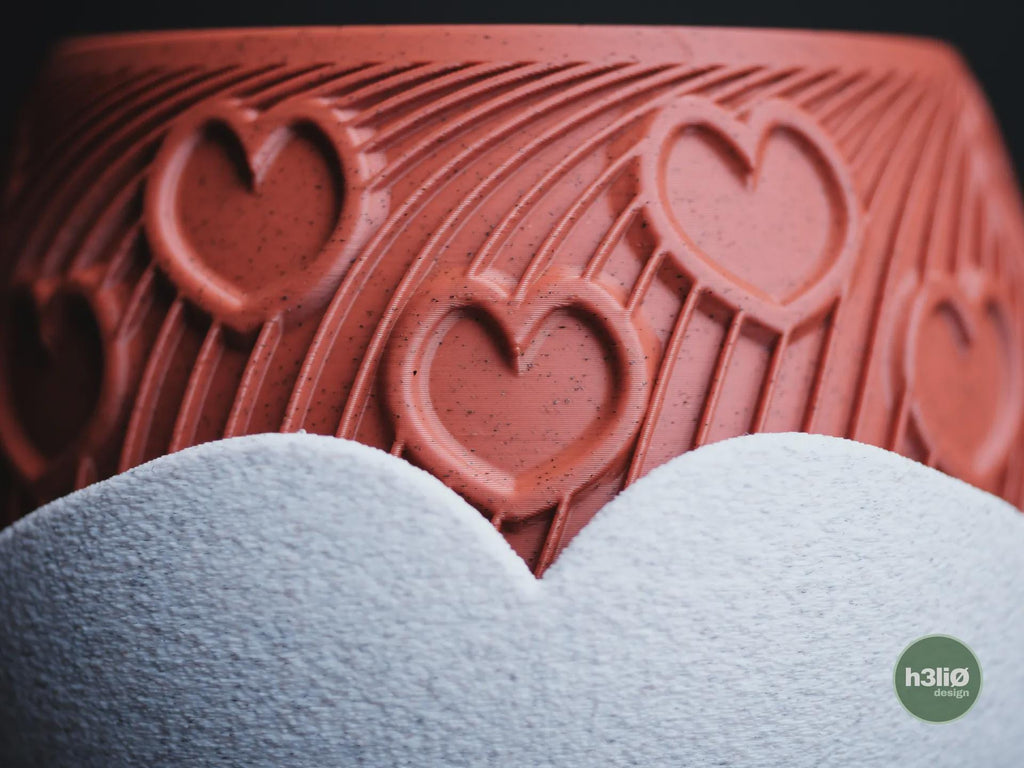 Cuore Heart Planter, 3D printed in PLA, view 11 of 12