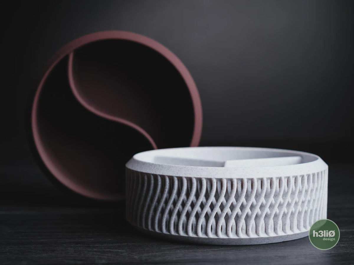 Helix Catch-All Bowl, 3D printed in PLA, view 5 of 12