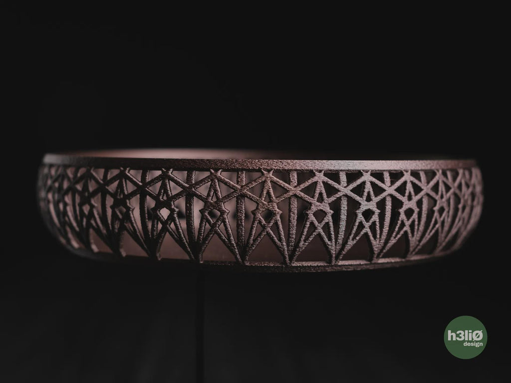 Christmas Geometric Bowl, 3D printed in PLA, view 6 of 14