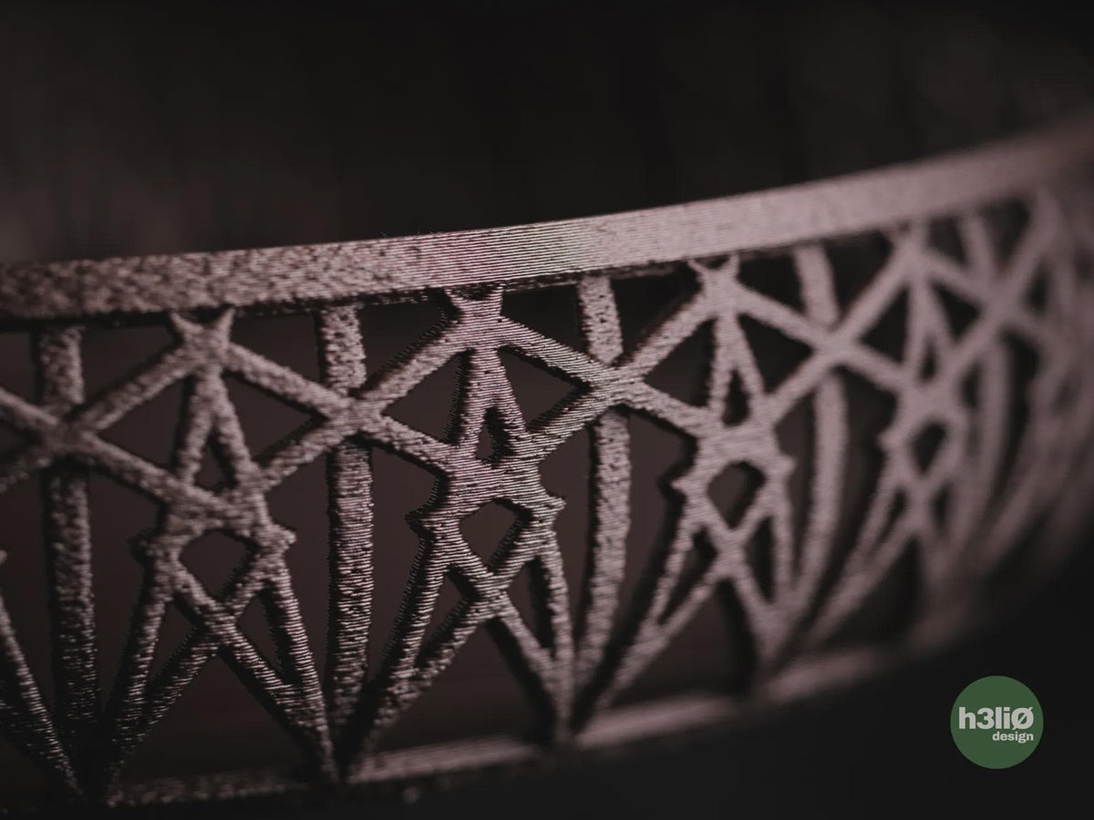 Christmas Geometric Bowl, 3D printed in PLA, view 9 of 14