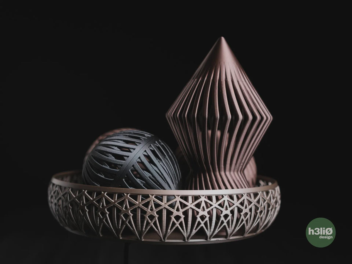 Christmas Geometric Bowl, 3D printed in PLA, view 10 of 14