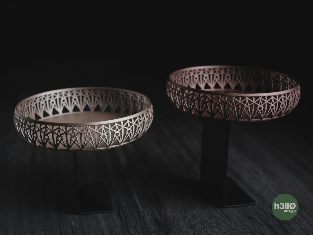 Christmas Geometric Bowl, 3D printed in PLA, view 13 of 14