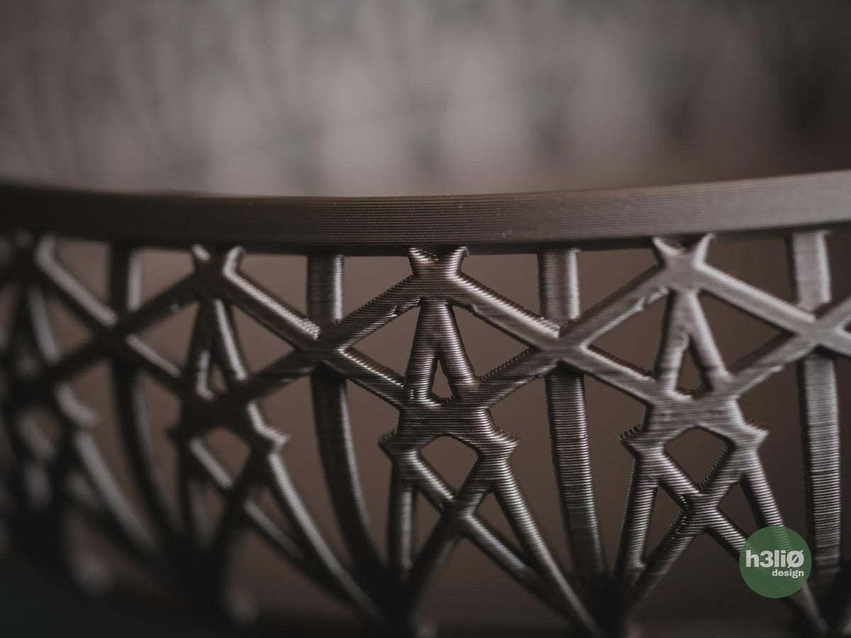 Christmas Geometric Bowl, 3D printed in PLA, view 12 of 14