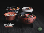 Halloween Geometric Bowl, 3D printed in PLA