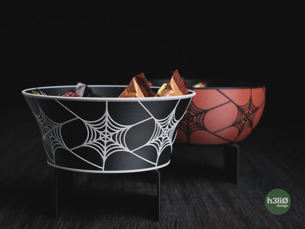 Halloween Geometric Bowl, 3D printed in PLA, view 3 of 12