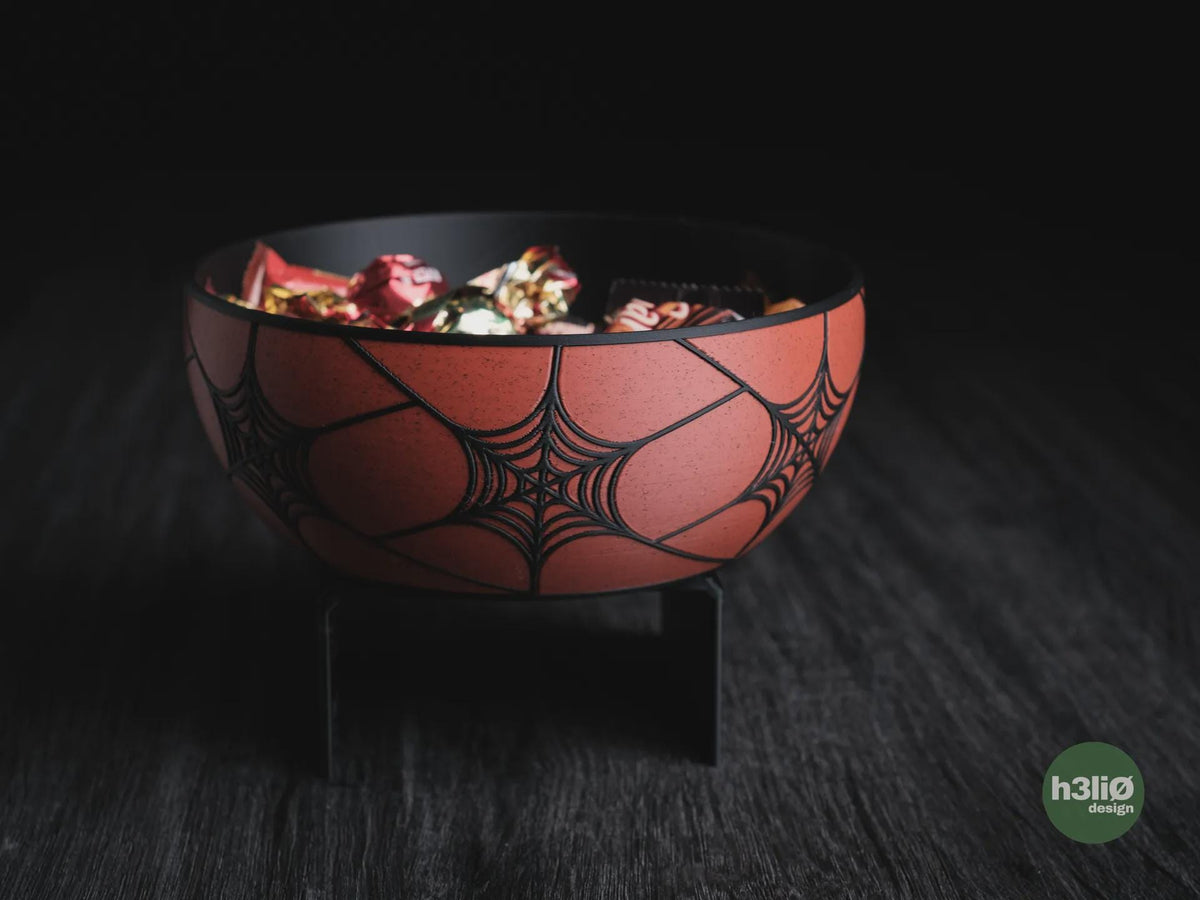 Halloween Geometric Bowl, 3D printed in PLA, view 12 of 12