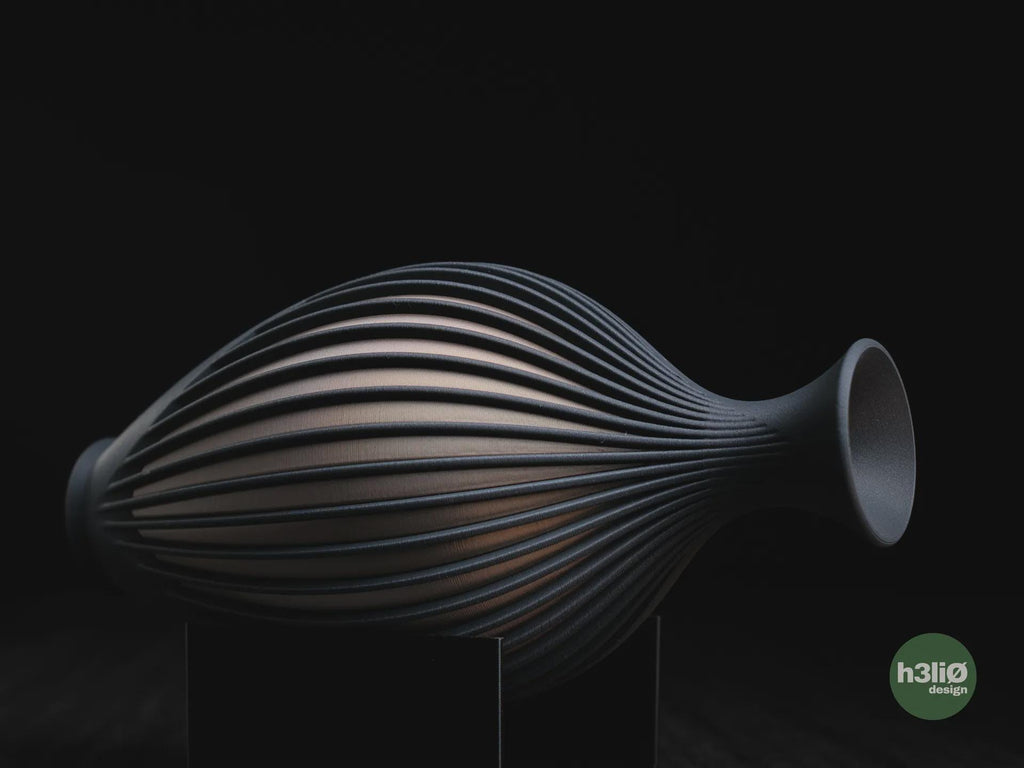 Wisp Geometric Vase, 3D printed in PLA, view 9 of 14