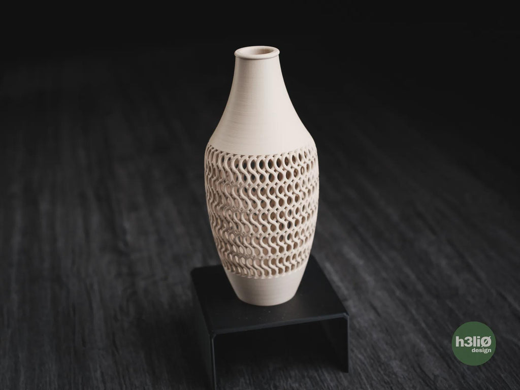 Mafra Geometric Vase, 3D printed in PLA, view 4 of 12
