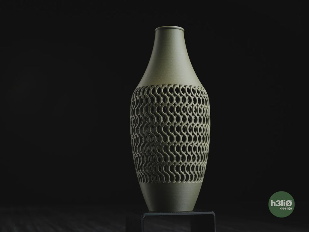 Mafra Geometric Vase, 3D printed in PLA, view 7 of 12