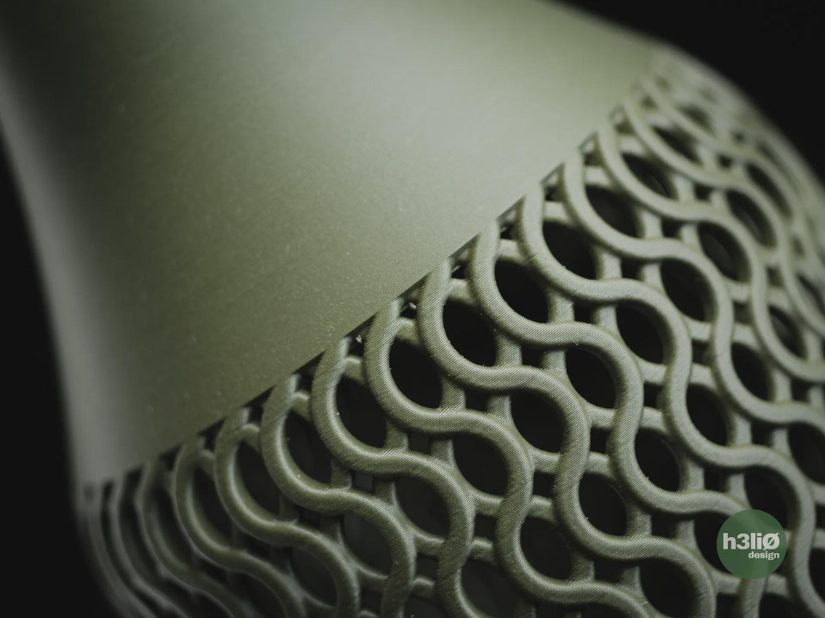 Mafra Geometric Vase, 3D printed in PLA, view 11 of 12