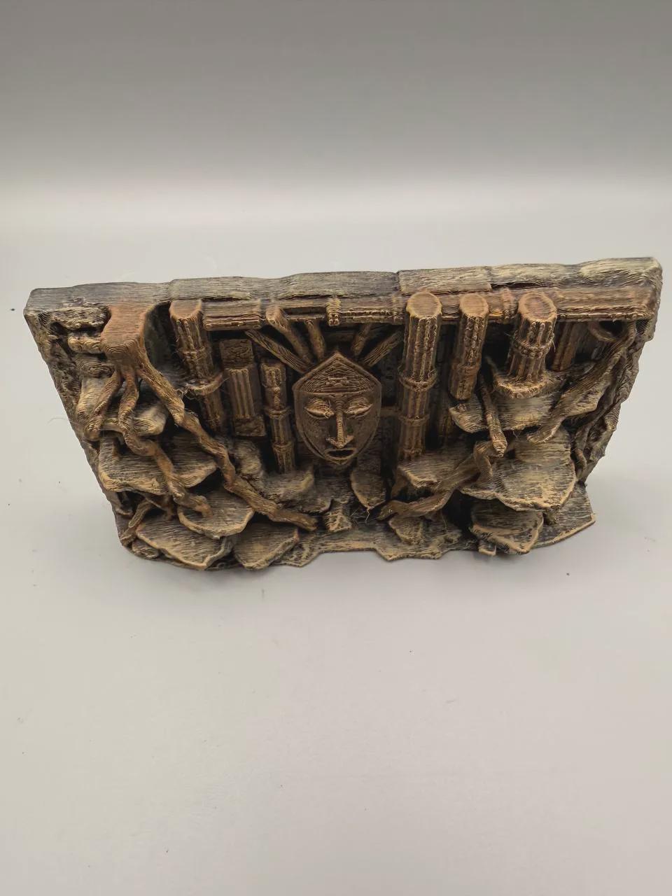 Rooted Sanctuary 3D Background, 3D printed in PETG, view 3 of 6