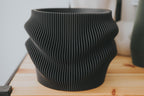 Fjord Wave Self-Watering Flower Pot Set, 3D printed in PLA, view 11 of 16