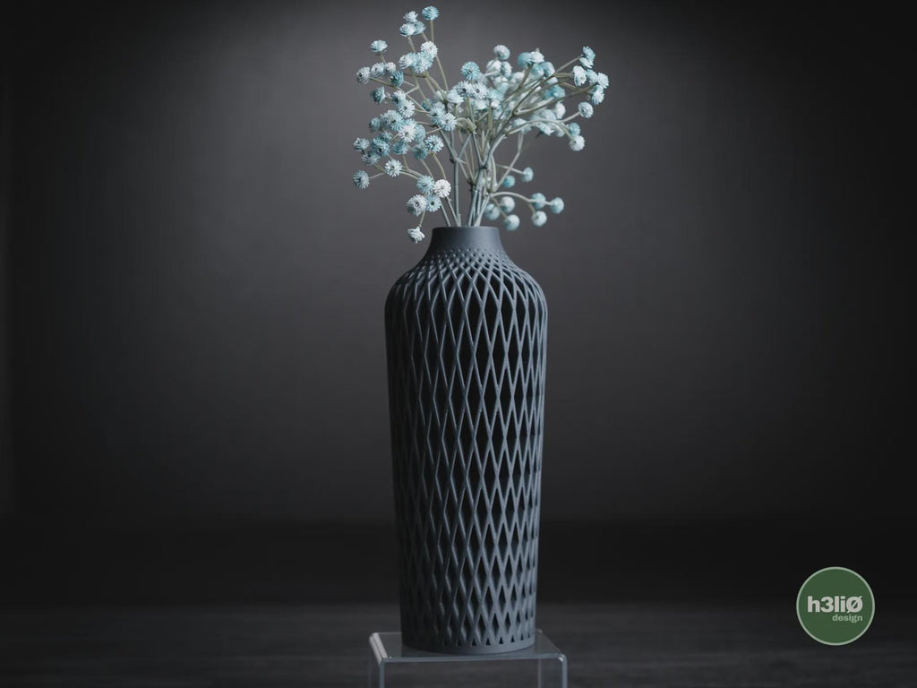 Apexis Geometric Vase, 3D printed in PLA, view 5 of 8