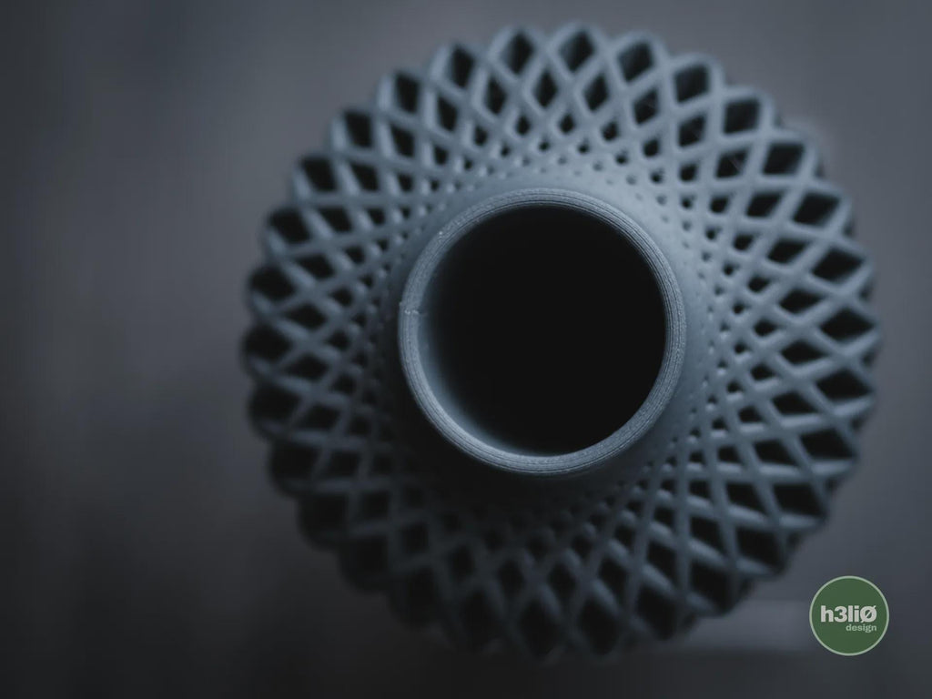 Apexis Geometric Vase, 3D printed in PLA, view 2 of 8