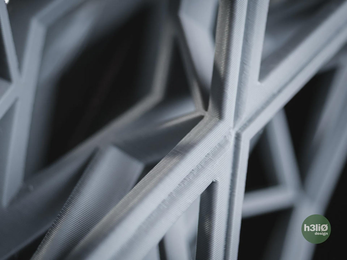 Cylink Geometric Vase, 3D printed in PLA, view 7 of 13