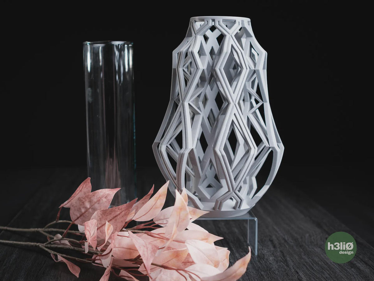 Cylink Geometric Vase, 3D printed in PLA, view 5 of 13