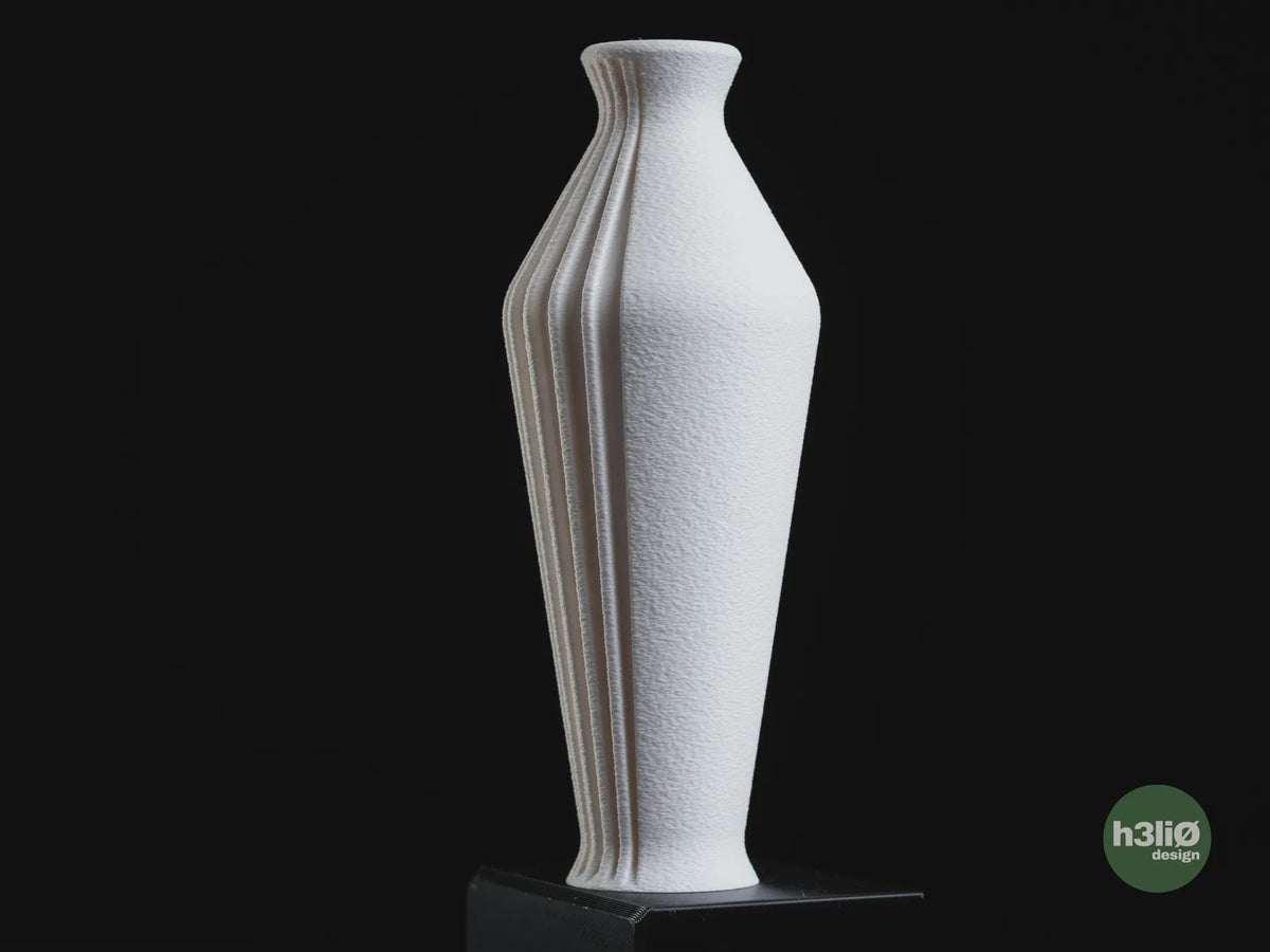 Evora Geometric Vase, 3D printed in PLA, view 9 of 15