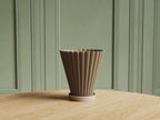 Scandi Fluted Flower Pot with Tray, 3D printed in PLA, view 11 of 14