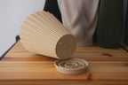 Scandi Fluted Flower Pot with Tray, 3D printed in PLA, view 6 of 14