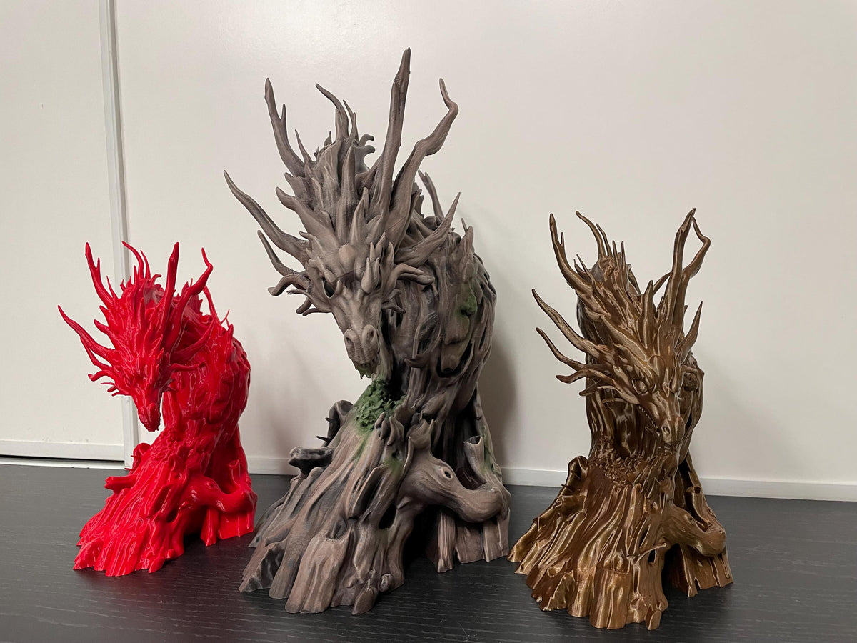 Driftwood Dragon, 3D printed in PETG, view 4 of 13