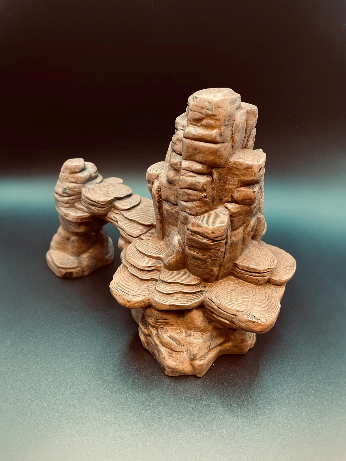 Hand-Painted Mountain Rock Arch Cave and Bridge, Ships as Shown, 3D printed in PETG, view 5 of 6