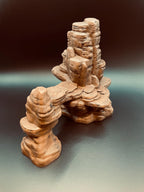 Hand-Painted Mountain Rock Arch Cave and Bridge, Ships as Shown, 3D printed in PETG, view 4 of 6