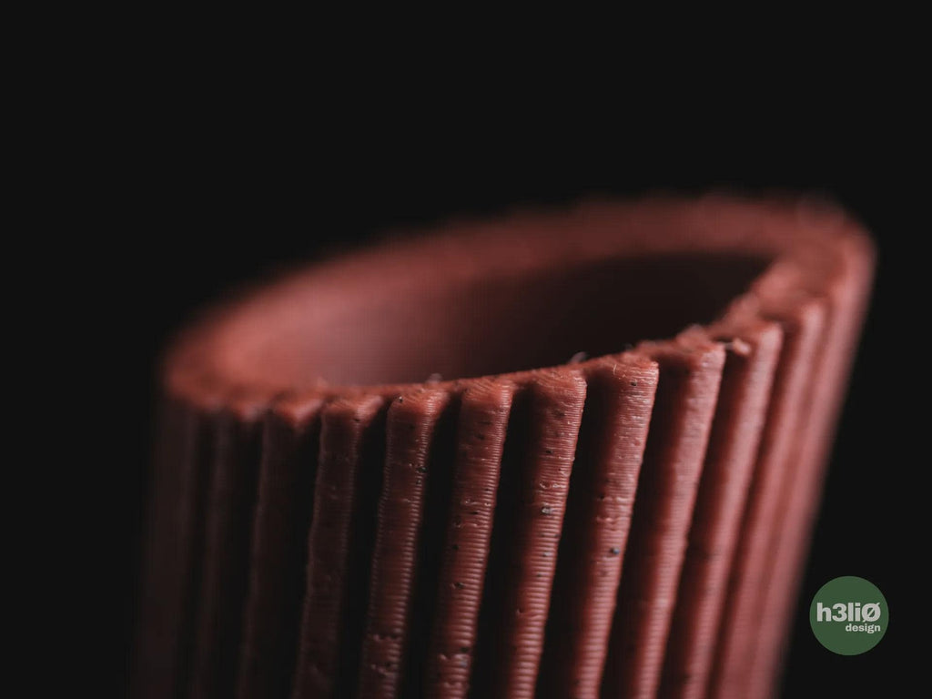 Apex Geometric Vase, 3D printed in PLA, view 3 of 10