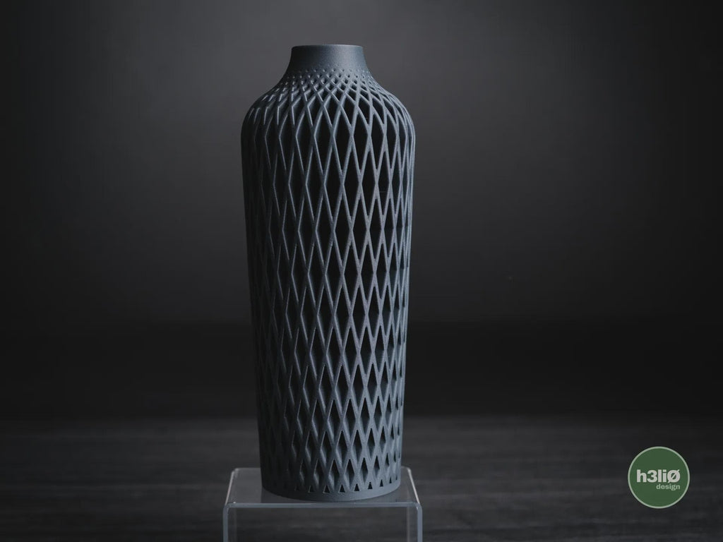 Apexis Geometric Vase, 3D printed in PLA, view 3 of 8
