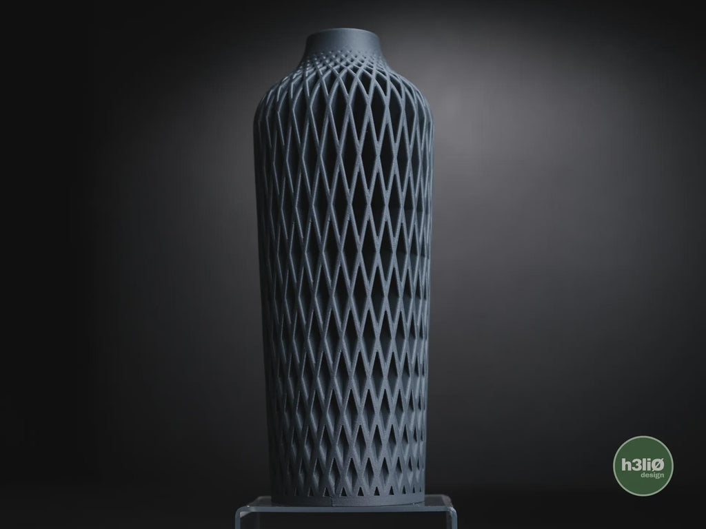 Apexis Geometric Vase, 3D printed in PLA, view 8 of 8