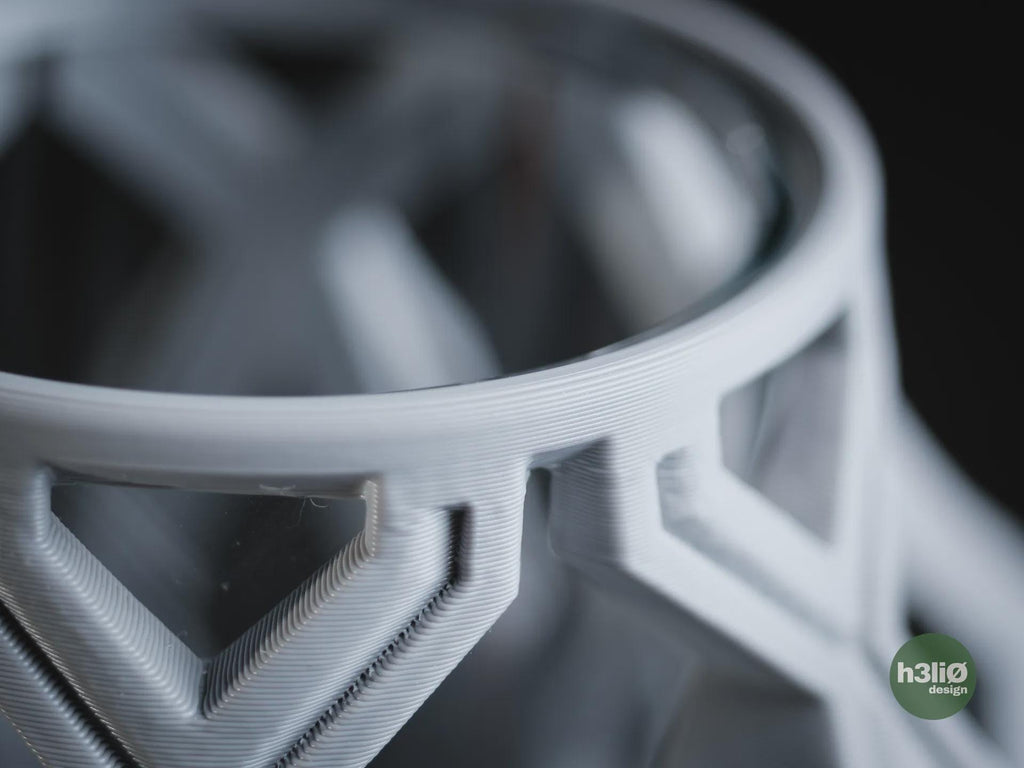 Cylink Geometric Vase, 3D printed in PLA, view 9 of 13