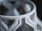 Cylink Geometric Vase, 3D printed in PLA, view 9 of 13