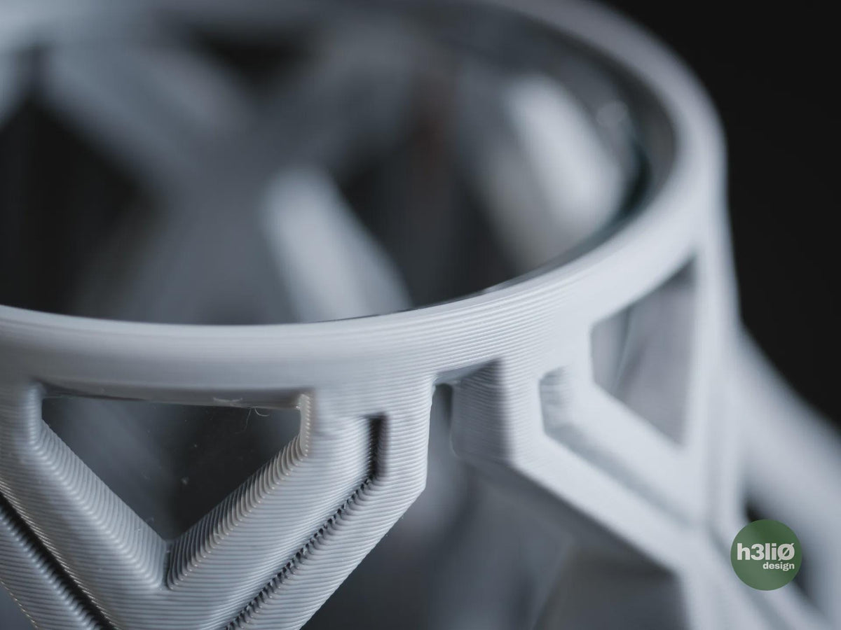 Cylink Geometric Vase, 3D printed in PLA, view 9 of 13